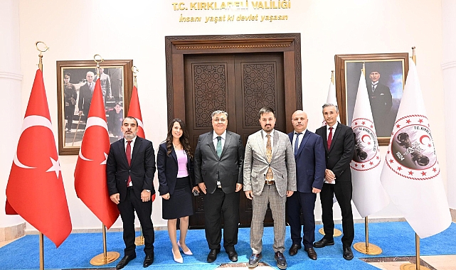 Kırklareli Vali Vekili Dr. Yusuf Güler, TKDK Başkanı Dr. Ahmet Antalyalı’yı Kabul Etti