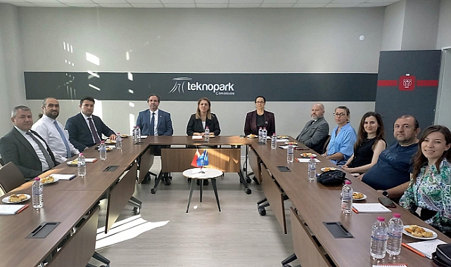 KLÜ Heyeti Çanakkale Teknopark’ı Ziyaret Etti