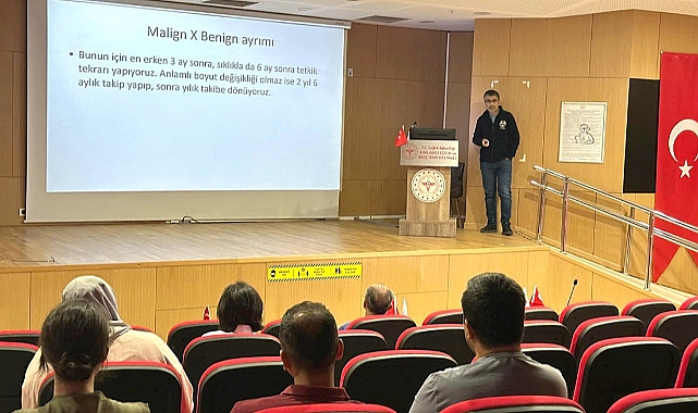 KLÜ Radyoloji Uzmanı Dr. Atakan Küskün’den “Radyolojik Tetkik İstem Periyodu Semineri”