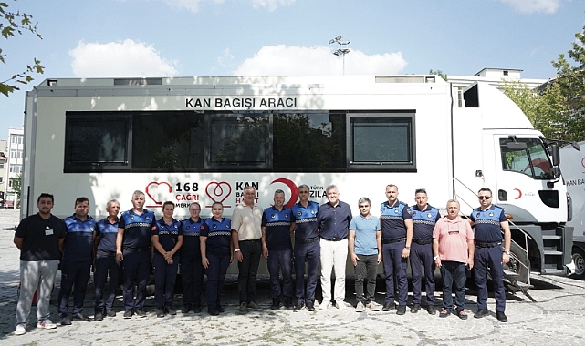 Lüleburgaz’da Zabıta Haftası’na Anlamlı Katkı: Kızılay’a Kan Bağışı