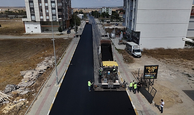 SARAY'DA VİZE CADDESİ YENİ YÜZÜNE KAVUŞTU