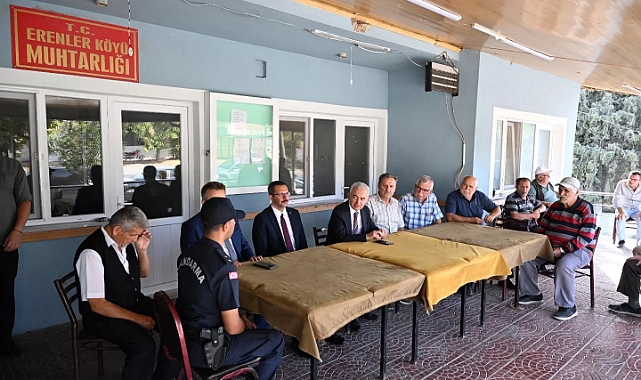 Vali Turan, Pınarhisar Erenler Köyü'nü Ziyaret Etti