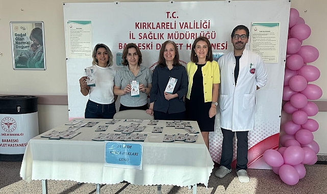 Babaeski Devlet Hastanesi’nde Hasta Hakları Günü İçin Bilgilendirme Standı Kuruldu
