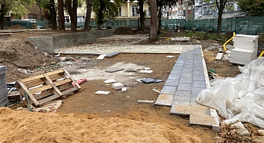 Dingiloğlu Parkı İnşaatına Yağış Engeli