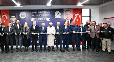 Kırklareli'nde Asfalt Plent Tesisi Hizmete Girdi