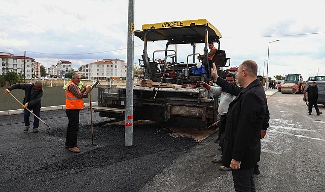 Kırklareli'nde Asfaltlama Çalışmaları Hızla Sürüyor