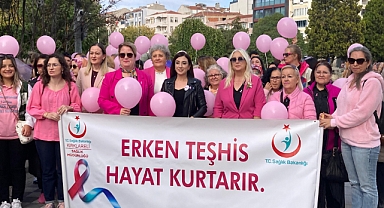 Kırklareli’nde Meme Kanseri Farkındalık Yürüyüşü Gerçekleştirildi