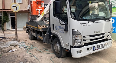 Kırklareli'nde TREDAŞ Ekiplerinden Altyapı Bakım ve Onarım Çalışması