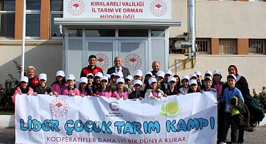 "Lider Çocuk Tarım Kampı" Başladı
