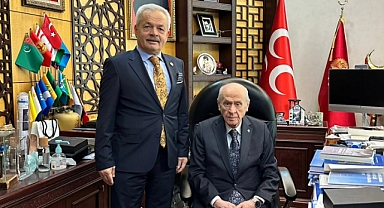 MHP Kırklareli İl Başkanı Savaşan, Genel Başkan Bahçeli'yi Ziyaret Etti