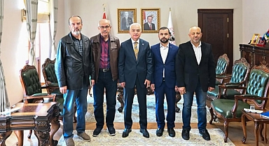 Vali Turan, Filistin’e Destek Platformu Heyetini Kabul Etti
