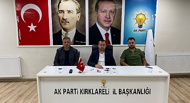 AK Parti Kırklareli İl Teşkilatı Haftalık Toplantısını Gerçekleştirdi