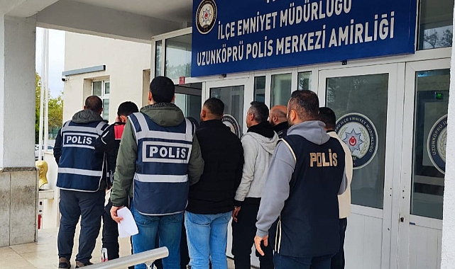 Edirne’de 5 firari hükümlü yakalandı