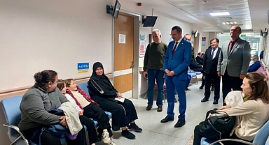 Kaymakam Özderin'den Hastane Ziyareti