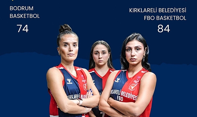 Kırklareli Belediyesi FBO Kadın Basketbol Takımı Deplasmandan Galibiyetle Döndü