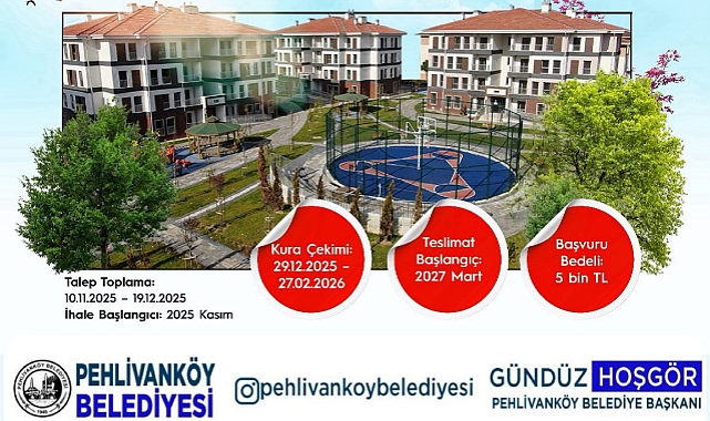 Pehlivanköy'e 2. Etap TOKİ