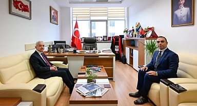 Vali Uğur Turan'dan Başsavcı Vekili İsmet Saçlı'ya Ziyaret