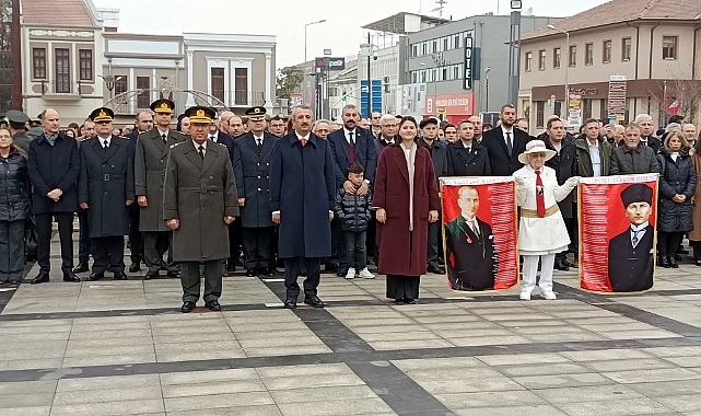 Atatürk’ün Edirne’ye gelişinin 95’inci yılı kutlandı