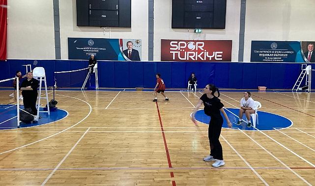 Badminton İl Birinciliği Heyecanı