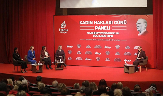 BAŞKAN FİLİZ GENCAN: “CUMHURİYET BİR KADIN DEVRİMİ, EDİRNE BU DEVRİMİ GERÇEKLEŞTİREN BİR ŞEHİRDİR”