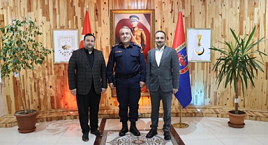 Başkanlardan Jandarma Komutanına Ziyaret