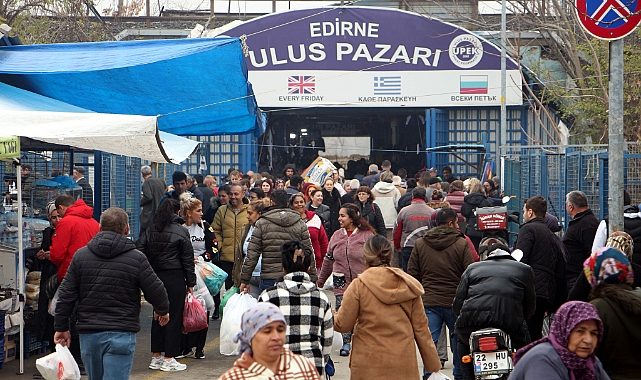 Edirne’de Bulgar turistlerin uğrak noktası Ulus Pazarı yeri, SGK’ya devredildi