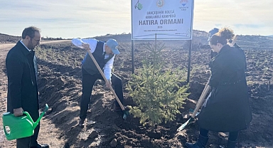 Erikler Köyü’nde Hatıra Ormanı Fidan Dikimi Gerçekleşti