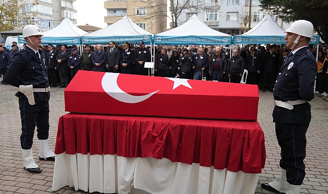 Hayatını kaybeden polis memuru son yolculuğuna uğurlandı