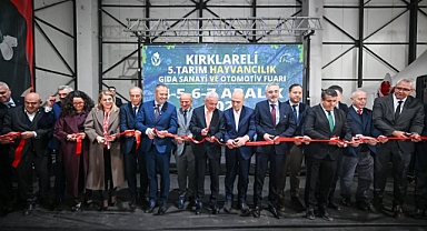 Kırklareli 5. Tarım ve Otomotiv Fuarı Açıldı