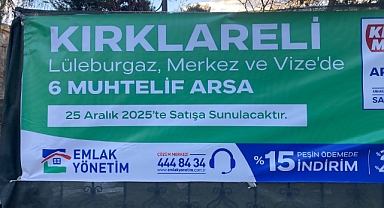 Kırklareli’nde 6 Arsa Satışa Çıkıyor