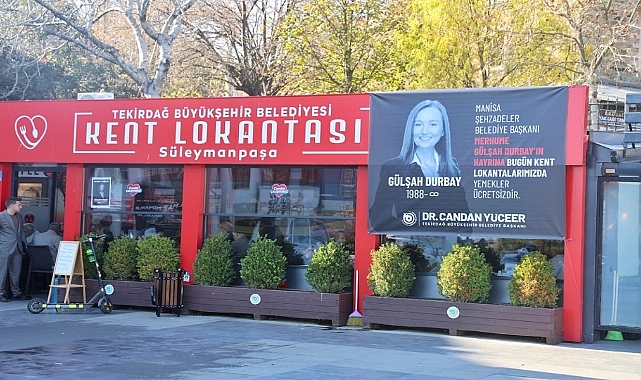 TEKİRDAĞ'DA GÜLŞAH DURBAY İÇİN  VEFA SOFRASI