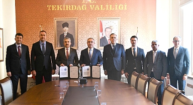 TEKİRDAĞ NKÜ İLE İLÇE MİLLÎ EĞİTİM MÜDÜRLÜĞÜ ARASINDA "TEKİRDAĞ SPORUNU KALKINDIRMA BÜYÜK SPOR PROJESİ: ULUSAL ENTEGRASYON" PROTOKOLÜ İMZALANDI