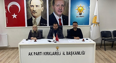 AK Parti Kırklareli’nde Haftalık Toplantı