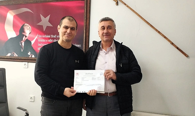 Ari İşletme Sertifikası Pınarhisar’da Verildi