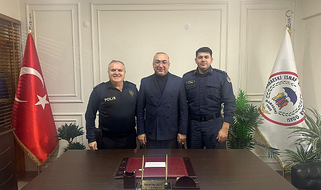 Babaeski’de Güvenlik Güçlerinden Esnaf Odasına Ziyaret