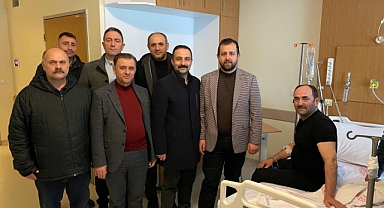 Hastanede Geçmiş Olsun Ziyareti