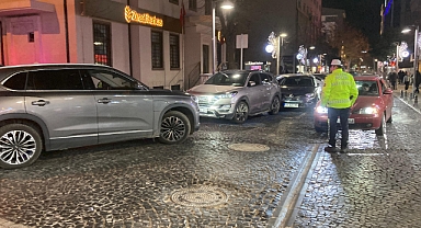 Kırklareli’nde Akşam Saatlerinde Trafik Denetimi