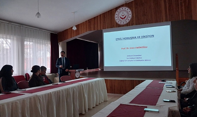 Kırklareli’nde Personele Yönelik “Etkili Konuşma ve Diksiyon” Eğitimi Düzenlendi