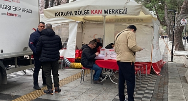 Kızılay Kan Bağışına Yoğun İlgi