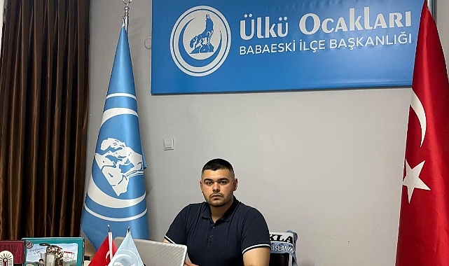 Ülkü Ocakları Babaeski İlçe Başkanı Aydoğan’dan Türk Bayrağına Yapılan Saldırıya Sert Tepki