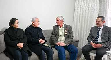 Vali Turan’dan Kıbrıs Gazisine Ziyaret