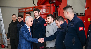 Vali Turan’dan OSB İtfaiyesine Ziyaret