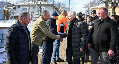 Vali Turan Karaabalar Köyü’nü Ziyaret Etti
