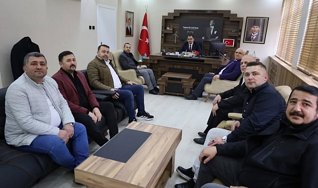 Vize’de Oda Başkanlarından Kaymakam Balaban’a Ziyaret