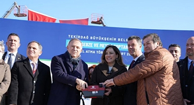 Çorlu Sebze Meyve Hali Temeli Atıldı