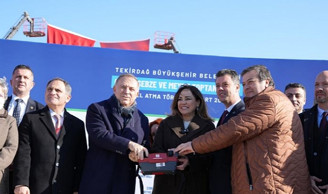 Çorlu Sebze Meyve Hali Temeli Atıldı