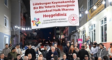 Kırklareli'nde Gönül Sofrası Kuruldu
