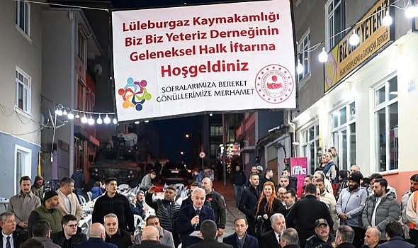 Kırklareli'nde Gönül Sofrası Kuruldu