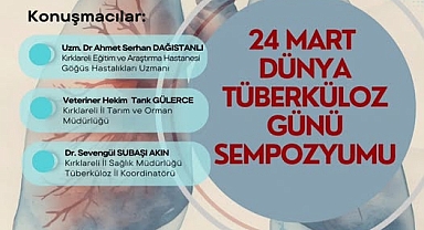 Kırklareli'nde Veremle Mücadeleye Dikkat Çeken Sempozyum! Uzmanlar Bir Araya Geliyor