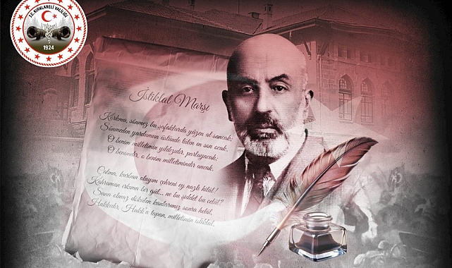 Kırklareli Valisi Uğur Turan'dan 12 Mart İstiklal Marşı Mesajı